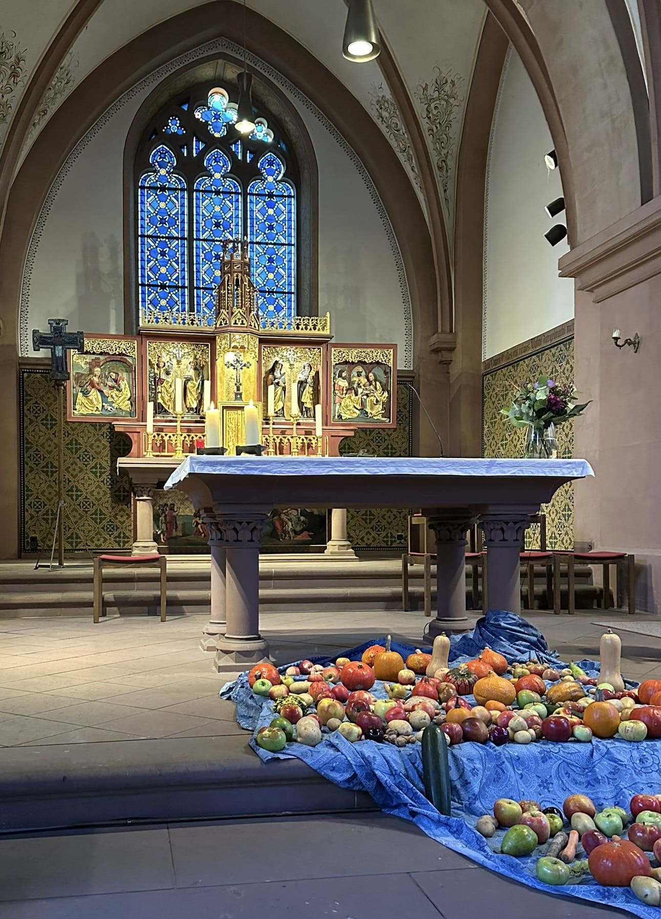 Besuch des Erntedankgottesdienstes