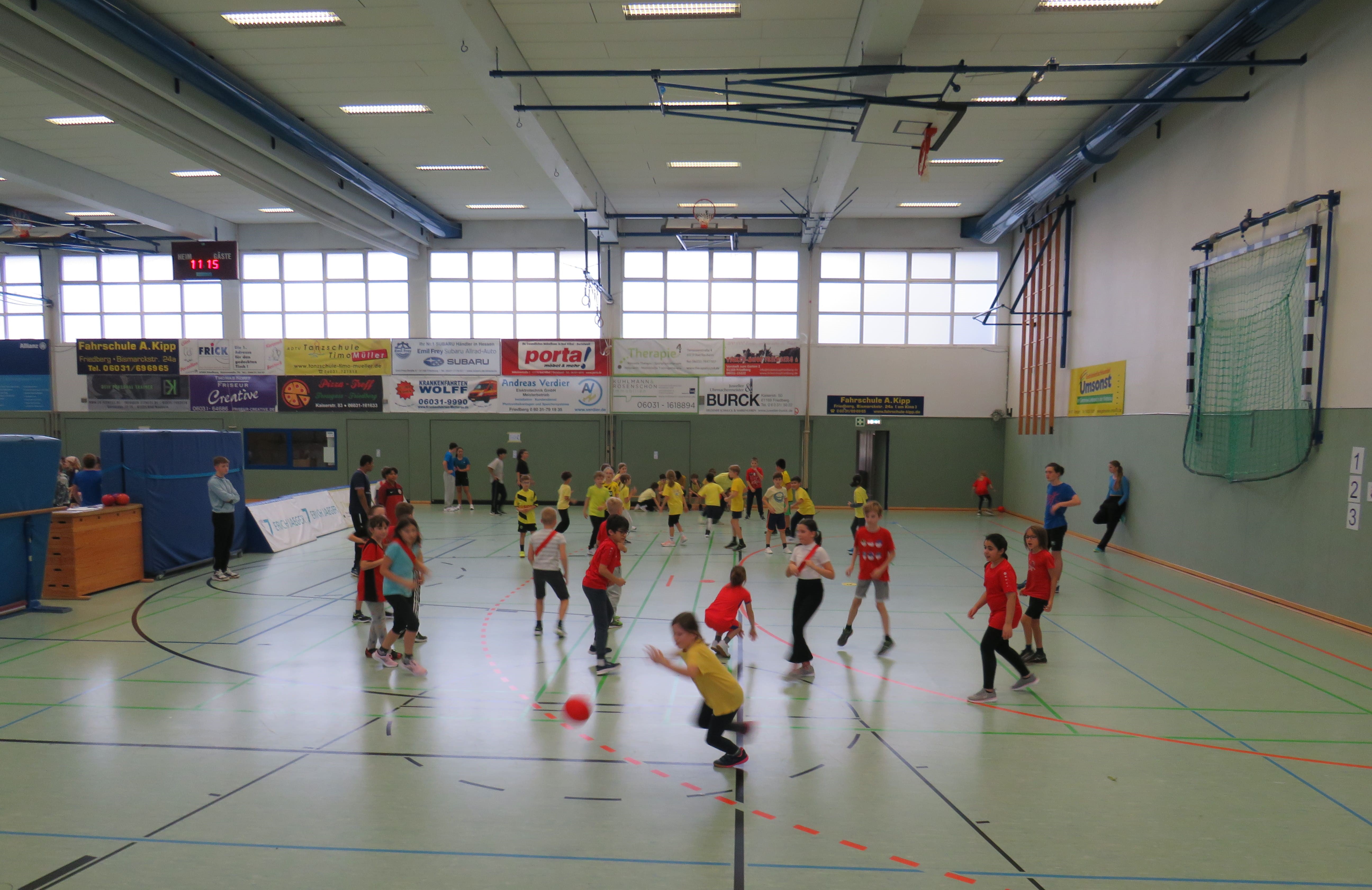 Völkerballturnier der 4. Klassen