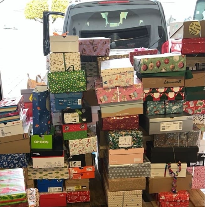 Weihnachten im Schuhkarton